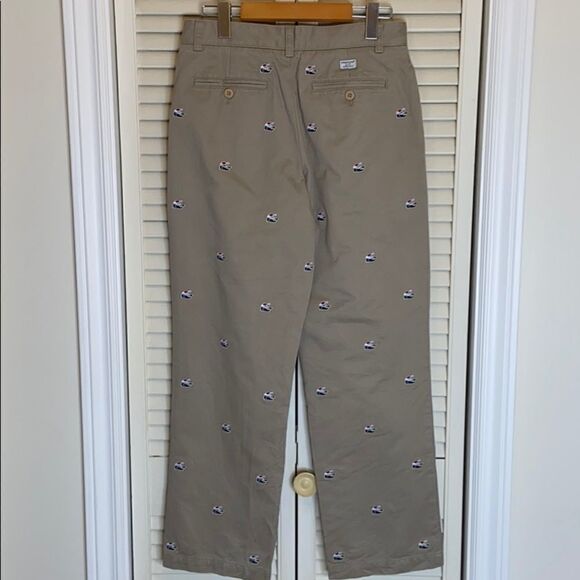 BOYS Vineyard Vines Santa Whale Club pants khakis - Picture 3 of 7